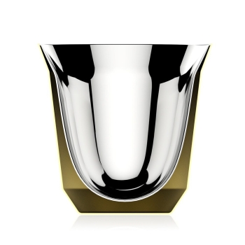 Kubek do kawy ze stali nierdzewnej - niebieski [13260000470]